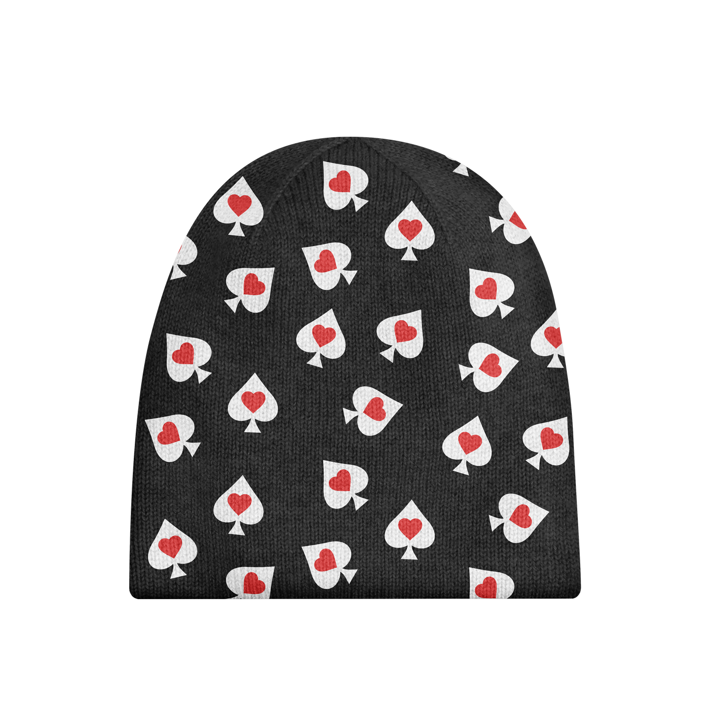 All Over Logo Beanie - Black