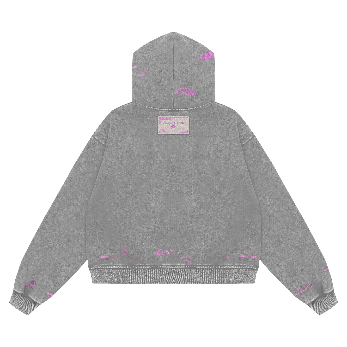 Classic Zip Up Hoodie - Grey