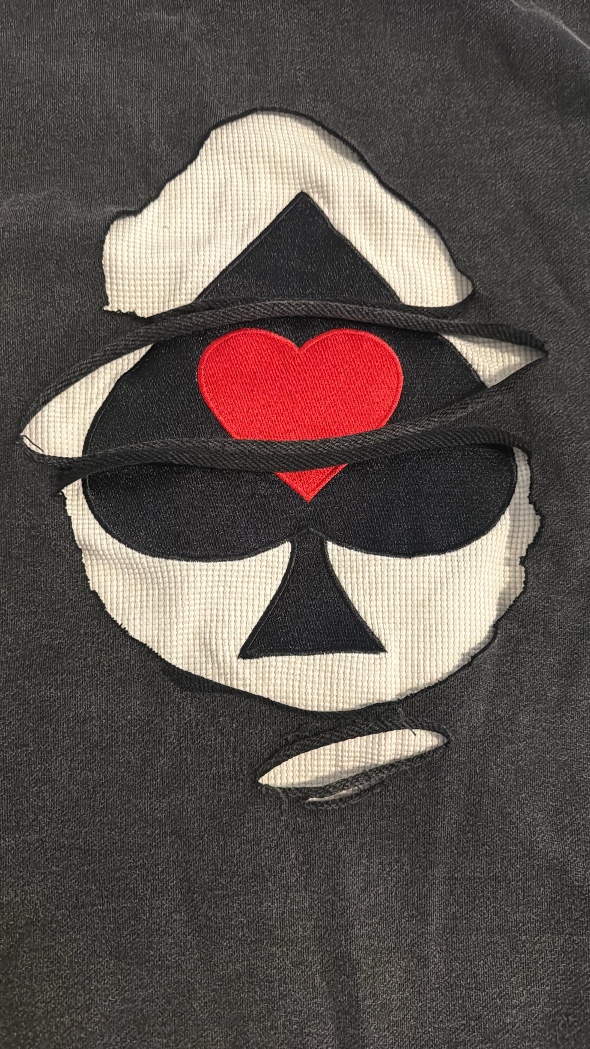 Ripped Hoodie - Black