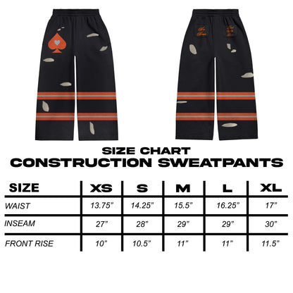 Construction Sweatpants - Black