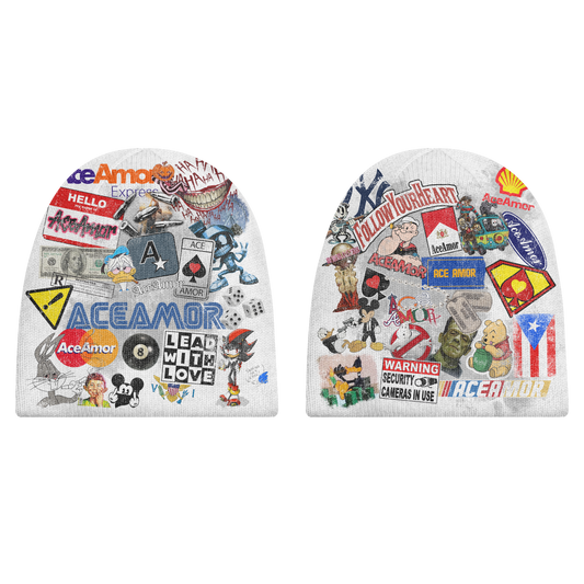 Nostalgia Beanie - White