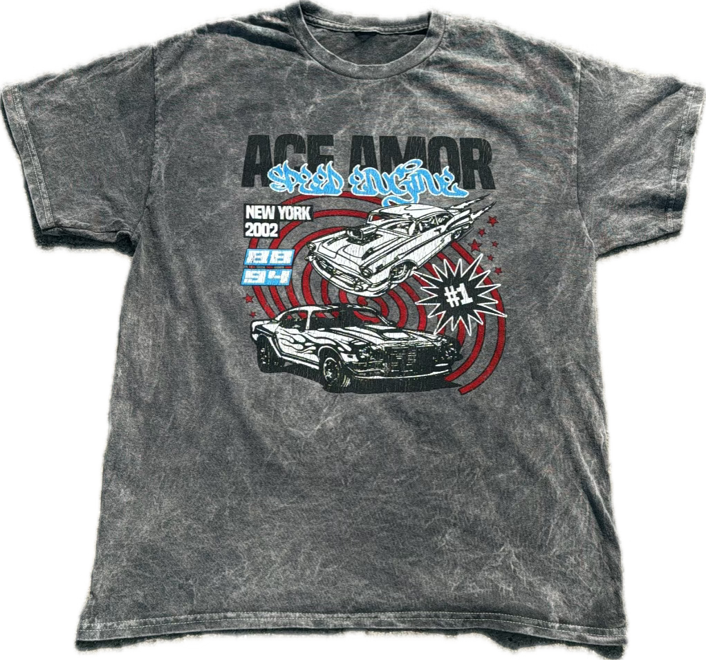 Speed Engine Tee - Gray